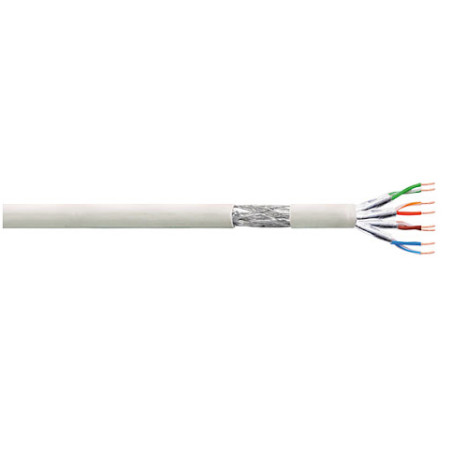Cable U/FTP CAT6 4x2xAWG26/7(x0,16Cu) LSZH GRIS